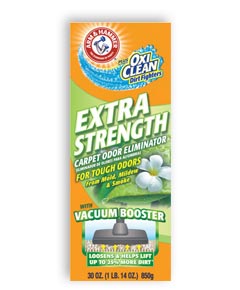 Arm and Hammer™ plus OxiClean™ Dirt Fighters Carpet and Room Odor and Dirt Eliminator