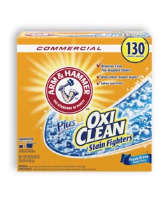 Arm and Hammer™ Powdered Laundry Detergent plus OxiClean™ Stain Fighters