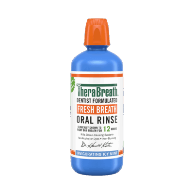 TheraBreath™ Fresh Breath Oral Rinse Icy Mint (1 liter)