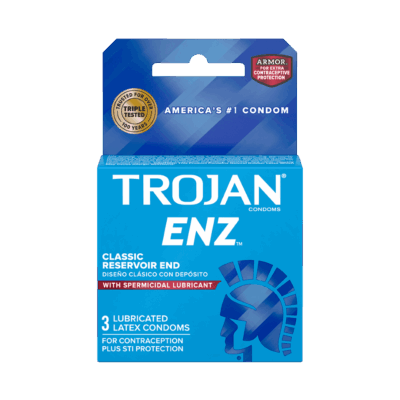 Trojan™ Lube ENZ Spermicidal Condoms