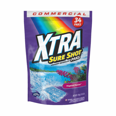 XTRA™ Sure Shot Powder Laundry Detergent Paks (Tropical Passion)
