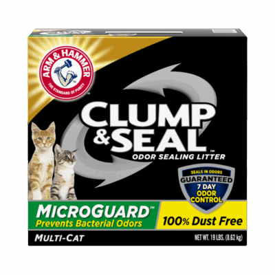 ARM & HAMMER™ Clump & Seal™ Microguard™ Odor Sealing Clumping Cat Litter (Fresh Scent)