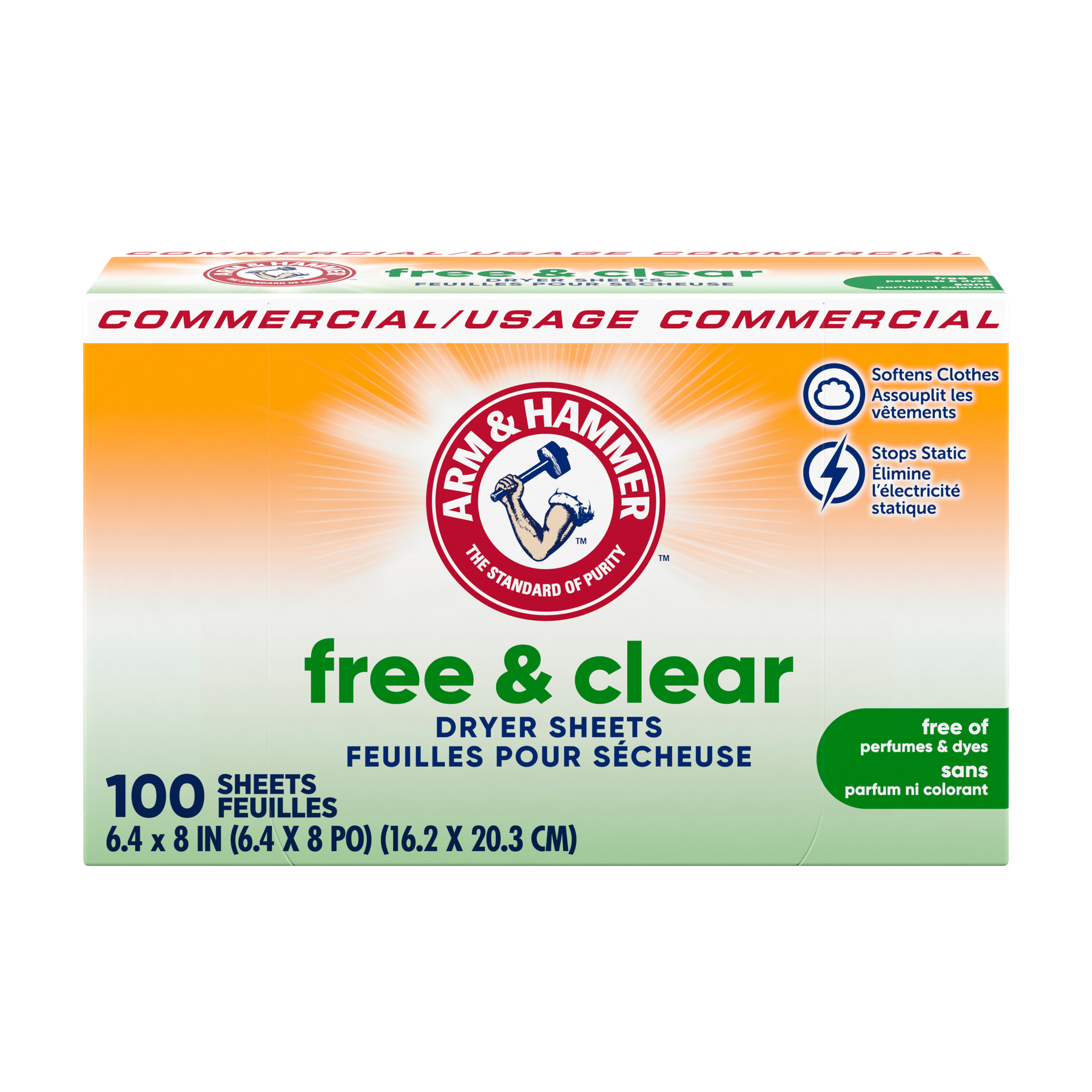 ARM & HAMMER™ Free & Clear Dryer Sheets