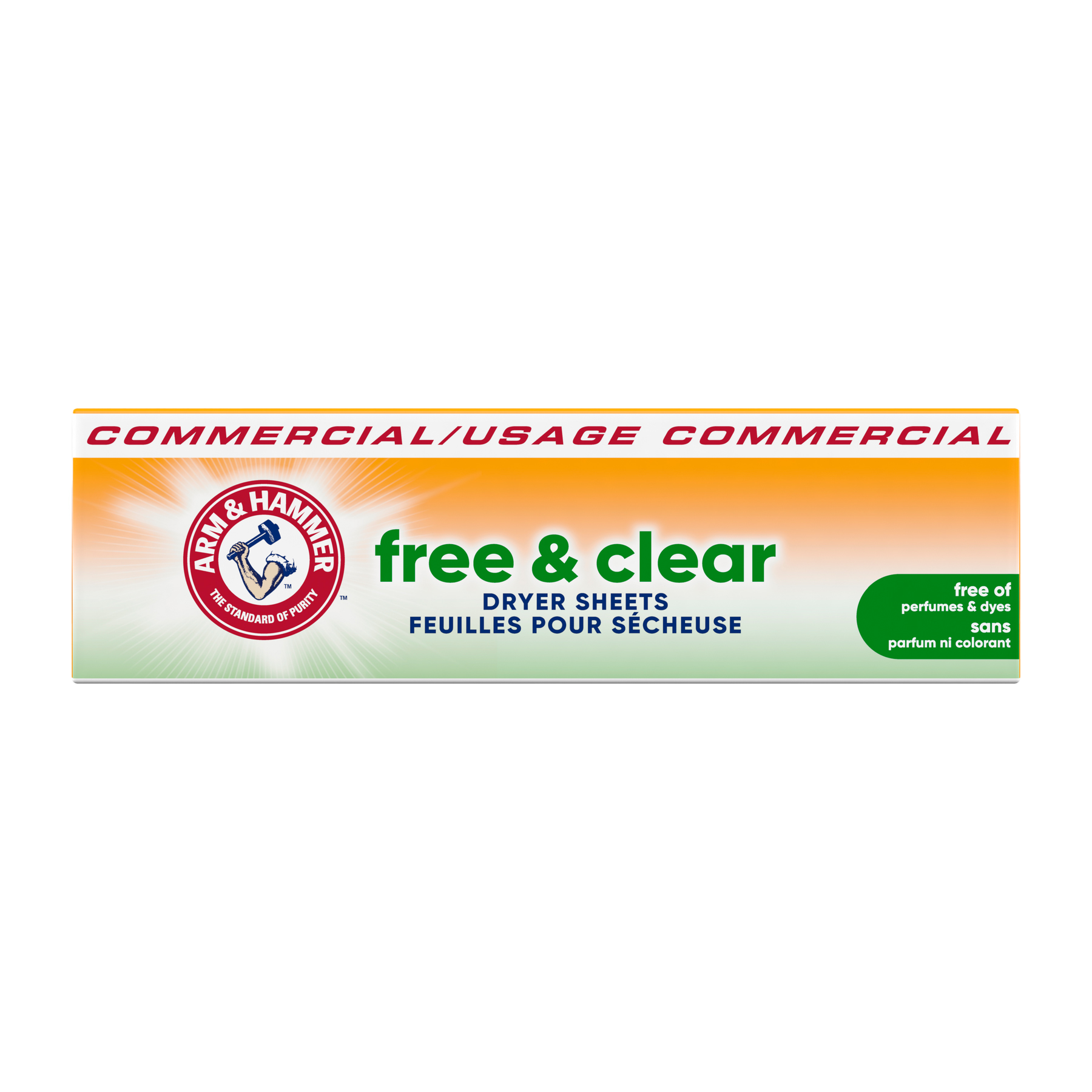 ARM & HAMMER™ Free & Clear Dryer Sheets - Top