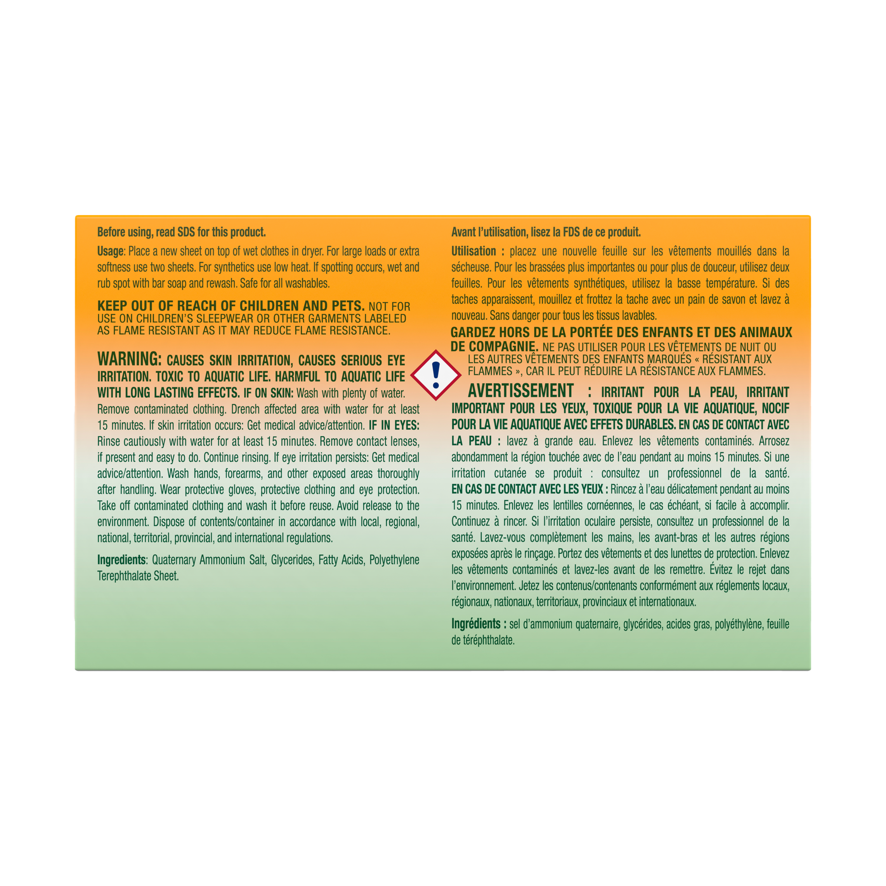 ARM & HAMMER™ Free & Clear Dryer Sheets