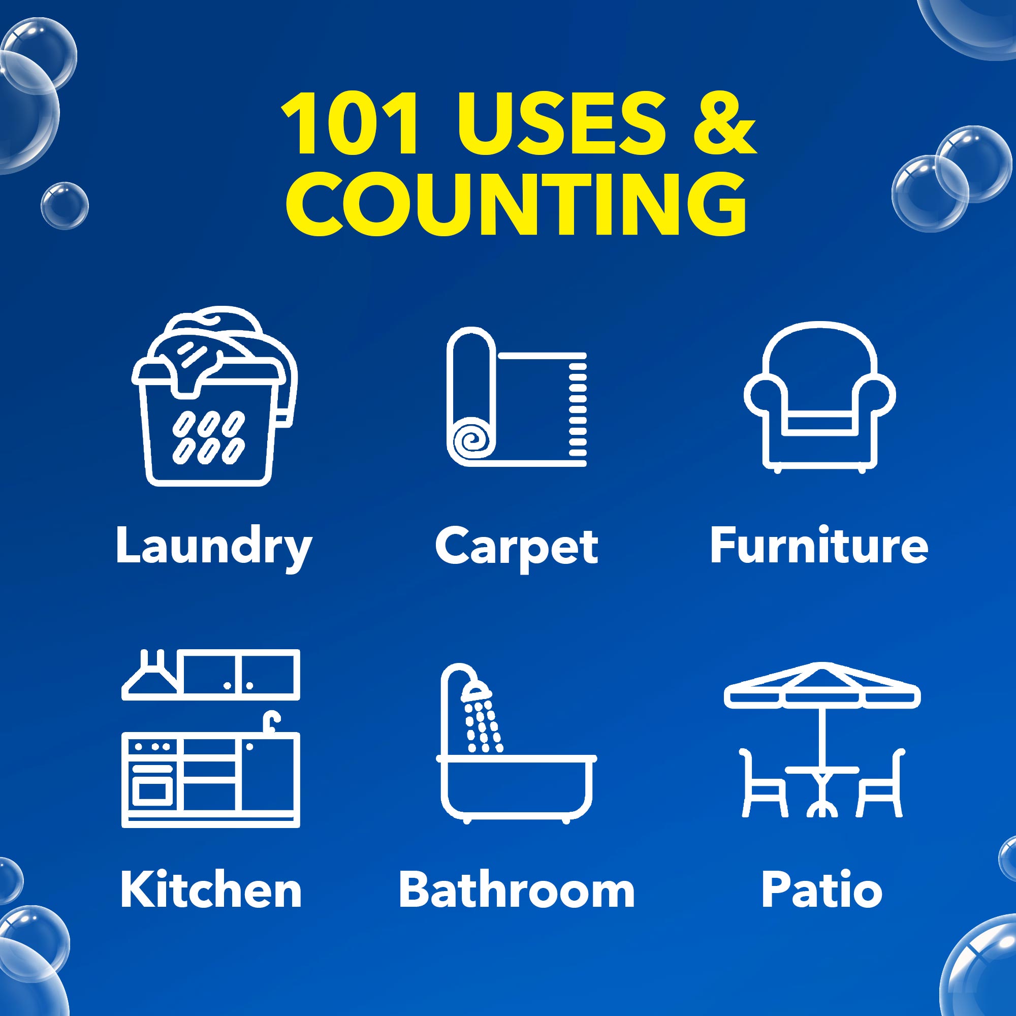 OxiClean™ Versatile Stain Remover 10 pound box - 101 uses and counting