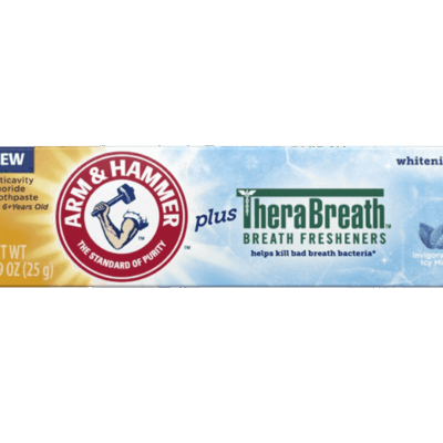 ARM & HAMMER™ Plus TheraBreath Anticavity Whitening Toothpaste