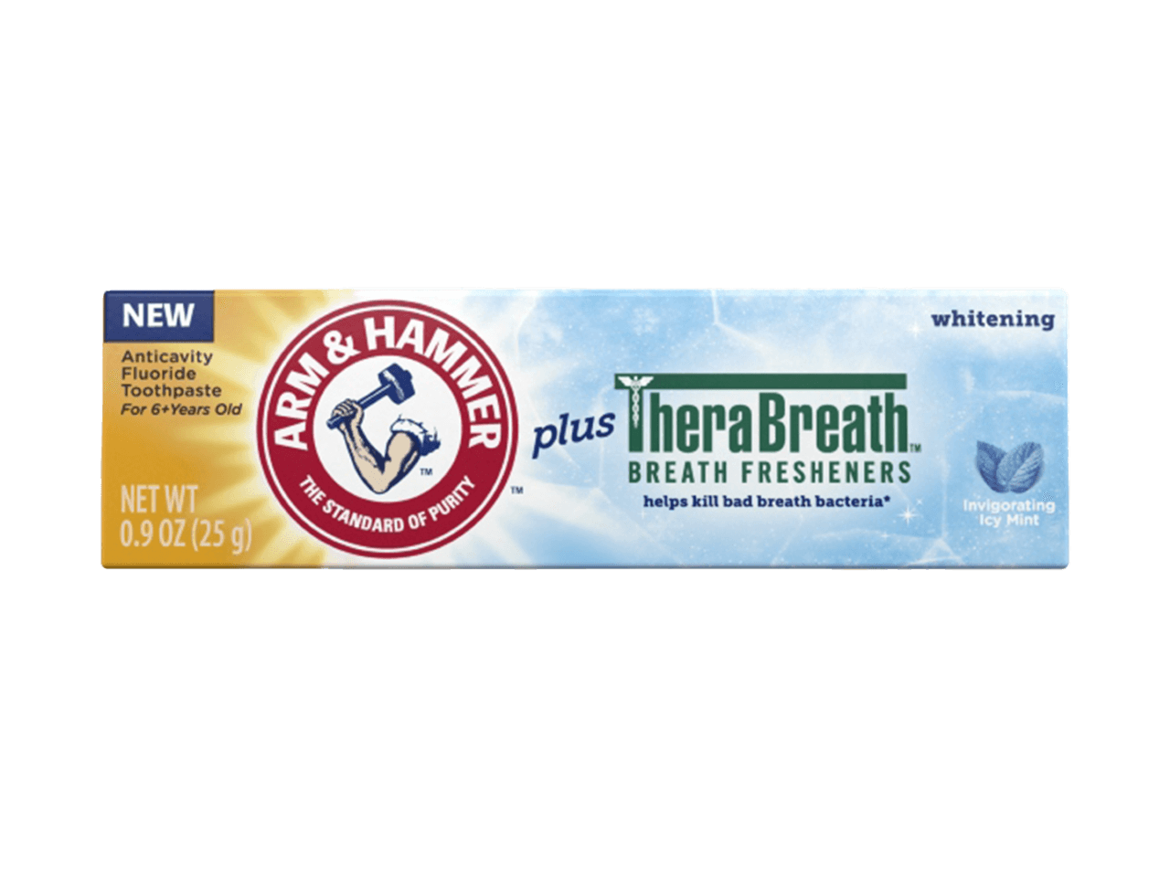 ARM & HAMMER™ Plus TheraBreath Anticavity Whitening Toothpaste