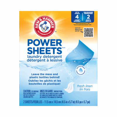 ARM & HAMMER™ Power Sheets Laundry Detergent (Fresh Linen)